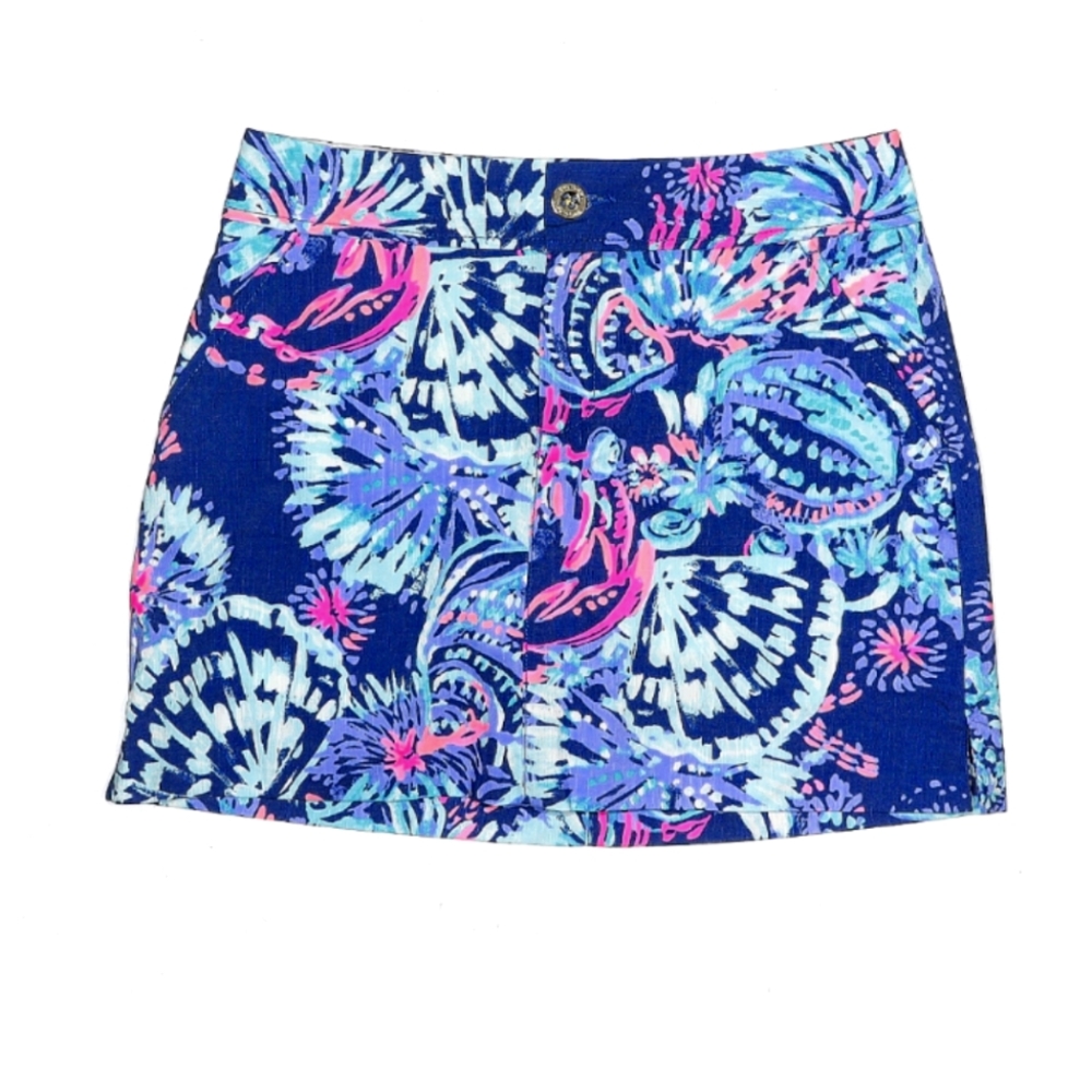 Lilly Pulitzer Nicki Skort in Deep Indigo Gypsea Girl - Picture 2 of 9